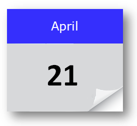21st of April